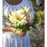 Bouquet de mariée Coton blanc